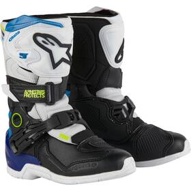 2014524-2179-1 Alpinestars Tech 3s Kids Boots - White/black/enamel Blue Size 1