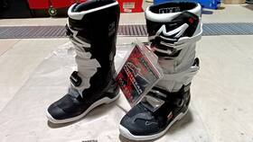 2015017-12-3 Alpinestars Tech 7s Boots Black White Sz 03