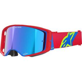 Alpinestars 2025 059347495699 Goggles Supertech Goggle - Corp Red/blue Abs Vision Blue Mirro