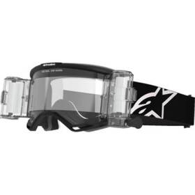 5102825-1529 Alpinestars 2025 059347496276 Goggles Vision 5 Roll-off Goggle - Corp Black Clear