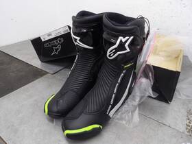 2221019-125-39 Alpinestars Smx Boots - Black/white/yellow Fluorescent Us 6 / Eu 39