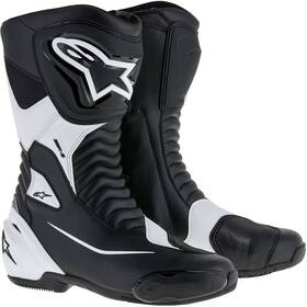 2223517-12-36 Alpinestars Smx-s Boots - Black/white Size 3.5
