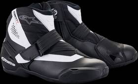 2224521-12-40 Alpinestars Smx-1 R V2 Boots - Black/white Us 6.5 / Eu 40