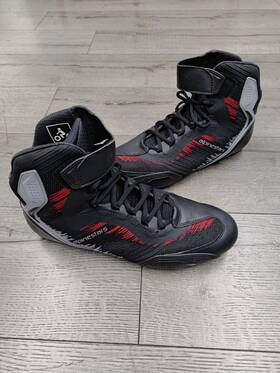 Alpinestars 251031919308 Faster 3 Rideknit Riding Shoes Us 12 Black/silver/red