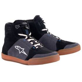 251232211728.5 Alpinestars Chrome Riding Shoes - Black/asphalt/gum Blue Us Size 8.5