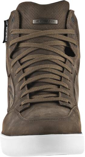 25420158010 Alpinestars J-6 Waterproof Motorcycle Riding Shoes - Brown Us 10 / Eu 43