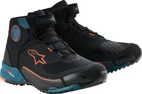 2611820-1649-13 Alpinestars Fits Cr-x Drystar Shoes - Black/petrol/orange Us 13 / Eu 47