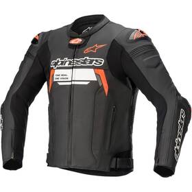 3100222-1030-54 Alpinestars Missile Ignition V2 Leather Jacket - Black/red/white Large/xl