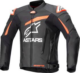 3100524-1321-50 Alpinestars Gp Plus R V4 Leather Jacket - Black/red Fluo/white Us 40 / Eu 50