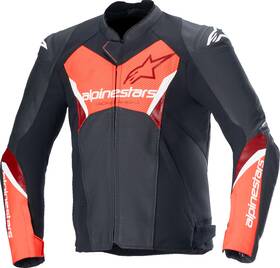 3103625-1030-60 Alpinestars Faster V3 Airflow Leather Jacket Us 50 / Eu 60