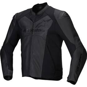 3103625-1100-58 Alpinestars Faster V3 Airflow Leather Jacket 48 Black/black