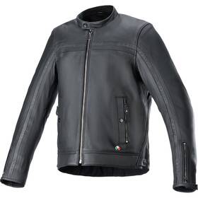 3103924-1100-s Alpinestars Dyno Leather Jacket Small Black/black