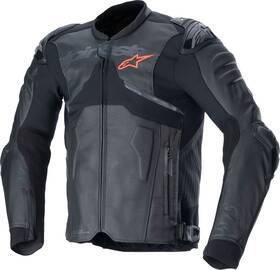 3106524-10-60 Alpinestars Atem V5 Leather Jacket - Black Us 50 / Eu 60
