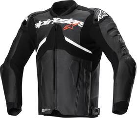 3106524-12-48 Alpinestars Atem V5 Leather Jacket - Black/white Us 38 / Eu 48