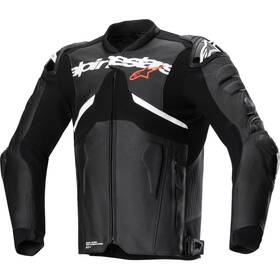 3106524-12-56 Alpinestars Atem V5 Leather Jacket - Black/white 56
