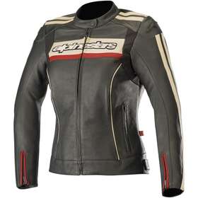 3112518-1830-42 Alpinestars Stella Dyno V2 Jacket - Black/red Medium