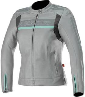 3112518-904-38 Alpinestars Stella Dyno V2 Womens Leather Jacket Motorcycle Street Bike