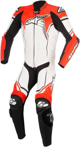 3150518-233-50 Alpinestars Gp Plus V2 1-piece Leather Suit - White/black/red