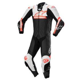 31518241231-48 Alpinestars Missile V2 Ward Leather Suit - Black/white/red Size 48