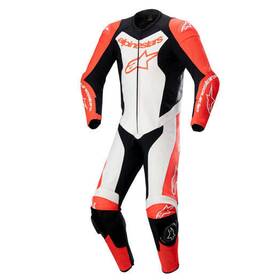 31521243022-50 Alpinestars Gp Force Lurv Leather Suit - Red/white/black Size 50