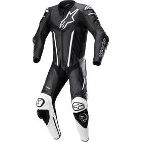 3153022-12-52 Alpinestars Fusion One-piece Suit - Black/white 52
