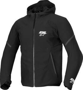 3200226-1100-l Alpinestars Aeroshell Waterproof Jacket - Black Large For