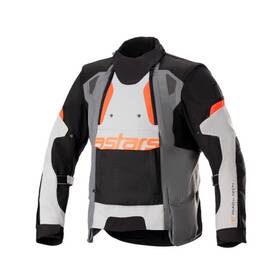 32048229049xl Alpinestars Halo Drystar Jacket X-large Dark Gray/ice Gray/black