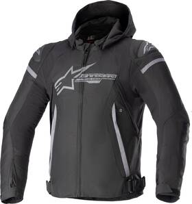 3206423-111-2xl Alpinestars Zaca Waterproof Jacket Black/gray 2xl
