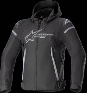 3206423-111-l Alpinestars Zaca Waterproof Jacket Black/gray Large