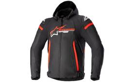 3206423-1342-2x Alpinestars Zaca Waterproof Jacket 2xl Black/red/white
