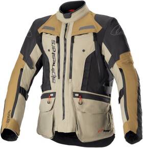 3207023-6055-4x Alpinestars Bogota Pro Drystar Jacket Xxxx-large Black/brown/tan
