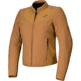 3210425-8021-m Alpinestars Stella Isla Womens Waterproof Jacket Md Brown