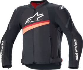 3300624-1030-m Alpinestars T-gp Plus R V4 Airflow Black Red Fluo Jacket Size Medium