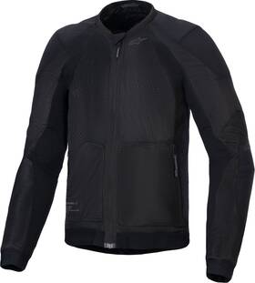 3301225-1100-m Alpinestars Troop-air Jacket - Black/black Medium