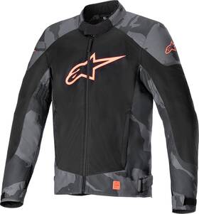 3302022-9133-s Alpinestars Fits T-sp X Superair Jacket - Black Camo/red Fluo Small