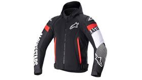 3306423-1231-4x Alpinestars Zaca Air Jacket Xxxx-large Black/white/red Fluo