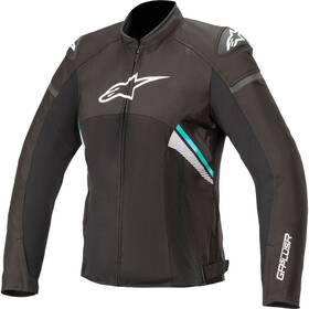 3310620-1270-s Alpinestars Stella T-gp Plus R V3 Air Jacket - Black/white/teal Small