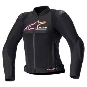 3316523-1439-s Alpinestars Stella Smx Air Womens Jacket Small Black/yellow/pink