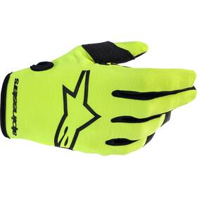 3541823-551-m Alpinestars Youth Radar Gloves - Yellow/black Medium