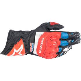 3556223-1317-2x Alpinestars Honda Gp Pro R3 Riding Gloves - Black/bright Red/blue 2xl
