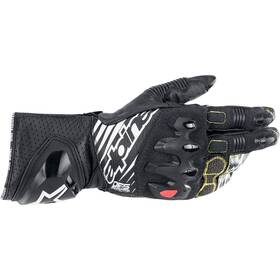 3556622-12-m Alpinestars Gp Tech V2 Gloves - Black/white Medium