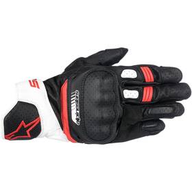 3558517-123-m Alpinestars Sp-5 Gloves - Black/white/red Medium