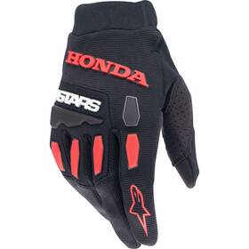 3563823-1303-m Alpinestars Honda Full Bore Gloves - Black/bright Red Medium Closeout