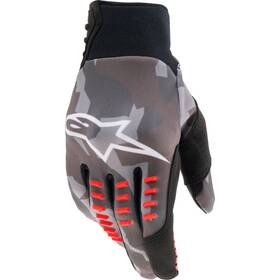 3564020-9133-xxl Alpinestars Smx-e Gloves - Gray Camo/red Flo 2xl