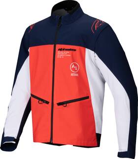 3700225-7162-2x Alpinestars Fits Lite-dura Softshell Jacket - Navy/orange/white 2xl