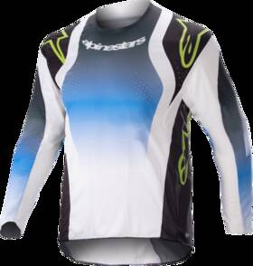 3730823-9702-xxs Alpinestars Racer Push Kids Jersey Xx-small Nightlife Blue/white