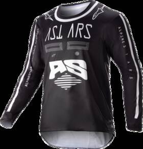 3731623-10-xs Alpinestars Racer Found Kids Jersey X-small Black
