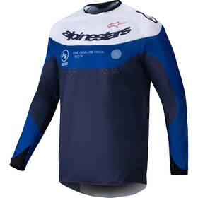 3760125-7174-s Alpinestars Pro-dura Jersey - Navy/blue/white Small