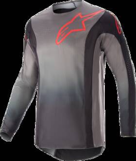 3761123-1397-xxl Alpinestars Techstar Sein Jersey Xx-large Black/neon Red