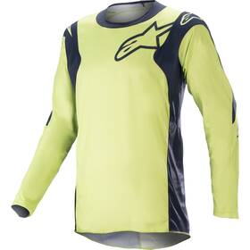3761323-7166-md Alpinestars Racer Hoen Jersey - Night Navy/fluo Green Medium